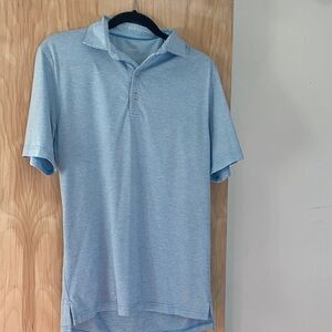 Johnnie-O Light Blue Polo Golf Shirt